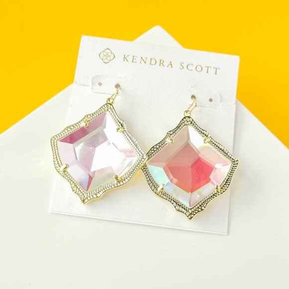 Kirsten Gold Dichroic Glass Drop Earrings by Kendra Scott - Picture 1 of 3